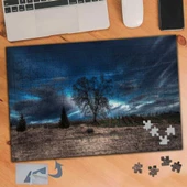 Koyu Havada Kurak Arazi 240 Parça Puzzle Yapboz Tablo-553 - 1