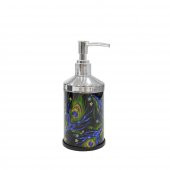 SİLİWAX ANKA DESEN-4Lü Set Pedallı Yavaş kapanır Çöp Kovası Wc Klozet Fırça Sabunluk Diş Fırçalık - 5
