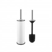 SİLİWAX ELİT İKİLİ BANYO SETİ - BEYAZ ( 3LT ÇÖP KOVASI + TUVALET FIRÇASI ) - 3