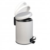 SİLİWAX 5 LT ELİT BEJ ÇÖP KOVASI - YAVAŞ KAPANIR - 1