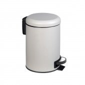 SİLİWAX 5 LT ELİT BEJ ÇÖP KOVASI - YAVAŞ KAPANIR - 2