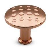 Düğme Noktalı Çekmece Dolap Kapak Kulpu Kulbu Metal Bakır Kulp thumbnail 2