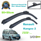 Renault Kangoo 2 2008-...Yeo Aeroflex Muz Silecek Takımı - 1