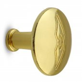 Baklavalı Düğme Çekmece Dolap Kapak Kulpu Kulbu Gold Metal Kulp - 1