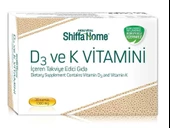 Shiffa Home D3 Ve K Vitamini - 30 Kapsül - 1
