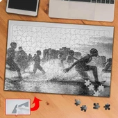 Koşu Sporu - Yarışma 240 Parça Puzzle Yapboz Tablo-p043 - 1