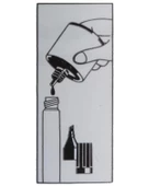 Edding Ekonomik İkili Tahta Kalemi Mürekkebi Siyah 2x30ml - 3