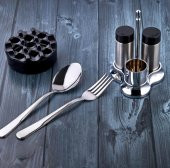 Rossel Premium Akdeniz 60 Parça Çatal Kaşık Takımı ( Bıçaksız ) - 1