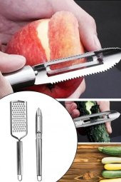 Rossel Premium İkili Mutfak Seti Rende ve Oyucu - 3