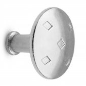 Baklavalı Düğme Çekmece Dolap Kapak Kulpu Kulbu Krom Metal Kulp thumbnail 1