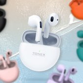 Tonex TX-440 TWS Kablosuz Kulak İçi Bluetooth Kulaklık - Beyaz - 3
