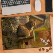 Avını Bekleyen Kedi 240 Parça Puzzle Yapboz-2195538 - 1