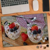 Yoğurtlu Meyveli Yulaf Müsli 240 Parça Puzzle Yapboz-2191973 - 1