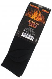 Aykut Yeni Üretim Dikişsiz Erkek için Sıcak Tutan Havlu Çorap Lacivert 40-44 5735 - 2