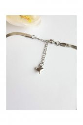 Gümüş Rengi Alaşım İtalyan Zincir Kolye - 187 - 4