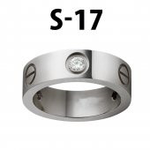 Kartier Taşlı Yüzük Silver Renk 17 Numara - 550 - 1