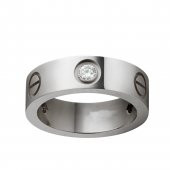 Kartier Taşlı Yüzük Silver Renk 18 Numara - 551 - 2