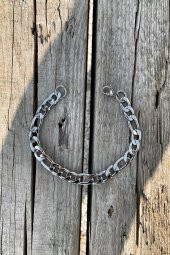 Unisex Aralıklı Şavin Figaro Silver Alaşım Bileklik - 179 - 3