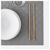 Bambu Yemek Çubukları 4Lü MeridyenDukkan Bambu 4 çift Dekoratif Desenli Çubuklar - 3