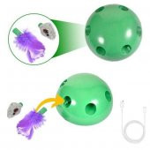 BUFFER® 360 Derece Dönebilen Değiştirilebilir İki Aparatlı Catch The Mouse Fare Yakalama Oyuncağı - 8