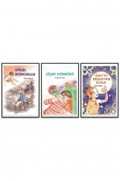 Tudem Çocuk Seti 3 Kitap (Çiçek Dürbünü - Aykırı Oyuncaklar - Aslıyı Bekleyen Elma ) - 1
