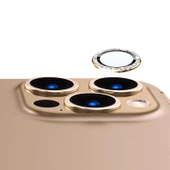 Apple iPhone 13 Mini CL-06 Renkli Taşlı Kamera Lens Koruyucu thumbnail 11