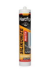 Hatfix Silikonize Mastik Beyaz 450Gr - 1
