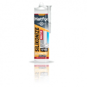Hatfix Silikonize Mastik Beyaz 450Gr - 3