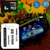 Sd2Vita Adaptör 8GB Hafıza Kartı Seti 3.65 Enso Yükleme Rehberi PS Vita Oyun Hafıza Kartı Set - 1