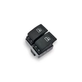 VW Caravelle 2004-2010 Sol Ön Kapı Cam Düğmesi Çiftli 7E0959855A - 3