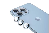 Apple iPhone 13 Pro Max CL-06 Renkli Taşlı Kamera Lens Koruyucu thumbnail 3