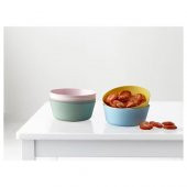6 LI Çocuk Yemek Kasesi - Kase Seti Pastel Renkler MeridyenDukkan 6 Adet Çap: 12 cm - 2