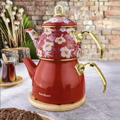 Bambum Summer - Çaydanlık Takımı Kırmızı Desenli - 1