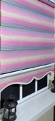 Zebra Stor Perde Pembe Gri Renk Geçişli Etek Dilimli ST 046  Pembe 80 x 200 thumbnail 4