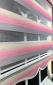 Zebra Stor Perde Pembe Gri Renk Geçişli Etek Dilimli ST 046  Pembe 80 x 200 thumbnail 3