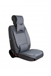 ACKSTRELTFÜMETP2001-27 Mercedes Citan Lüks Deri Oto Koltuk Kılıfı Ön/Arka Set - 4