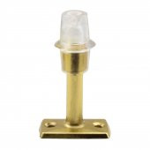 Kapı Stoperi Tamponu 8 cm Metal Kapı Stopu Silikonlu Gold - 1