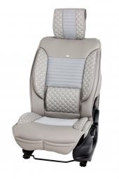 ACKSTRELTGRİ001-279 Hyundai Tuscon Yeni Lüks Deri Oto Koltuk Kılıfı Ön/Arka Set - 2