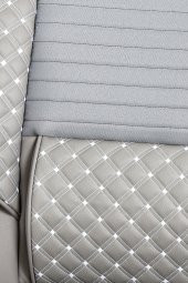 ACKSTRELTGRİ001-279 Hyundai Tuscon Yeni Lüks Deri Oto Koltuk Kılıfı Ön/Arka Set - 3