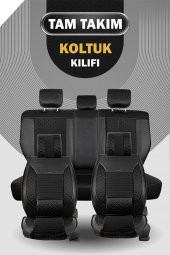 ACKSTRP3ELTSYH001-248 Alfa Romeo Stelvio Lüks Deri Oto Koltuk Kılıfı Ön/Arka Set - 1