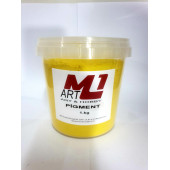 M1 ART Toz Pigment Boya SARI 1.kg -Epoksi Reçine-Poliüretan Reçine-Polyester Reçine-Mum Boyası - 1