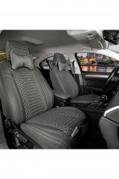 ACKSTRP2EXCFÜME001-62 Fiat Egea Sedan Lüks Deri Oto Koltuk Kılıfı Ön/Arka Set EXCLUSIVE - 2