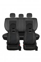 ACKSTRP1EXCSYH001-169 
Renault Clio 4 Lüks Deri Oto Koltuk Kılıfı Ön/Arka Set EXCLUSIVE - 1