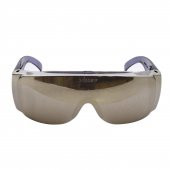İş Güvenlik Gözlüğü Çapak Koruyucu Gözlük Aynalı Gümüş Antifog thumbnail 3