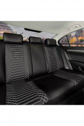ACKSTREXCSYHBYZP1001-325 Opel Frontera Lüks Deri Oto Koltuk Kılıfı Ön/Arka Set EXCLUSIVE - 2