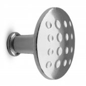 Düğme Noktalı Çekmece Dolap Kapak Kulpu Kulbu Krom Metal Kulp thumbnail 1