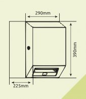 Omnipazar Xinda CZQ20K Paslanmaz Çelik Sensörlü Kağıt Havlu Dispenseri - 2
