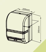 Omnipazar Xinda CZQ20 Bal Rengi Sensörlü Kağıt Havlu Dispenseri - 2