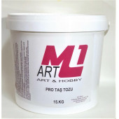 M1 ART PRO KOKULU TAŞ TOZU 15 kg - (KOKUSUZDUR) 9 RENK SEÇENEĞİ - 1