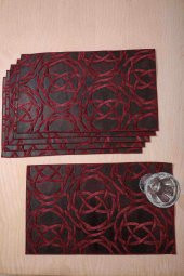 Deri Amerikan Servis 2 li Bordo - 5